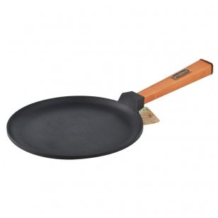 Blynų ketaus keptuvė su nuimama rankena Brizoll 24cm Blynų ketaus keptuvė su nuimama rankena Brizoll 24cm