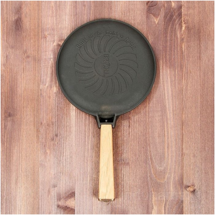 Cast iron pancake pan with removable handle Brizoll 22cm 2 Cast iron pancake pan with removable handle Brizoll 22cm 2