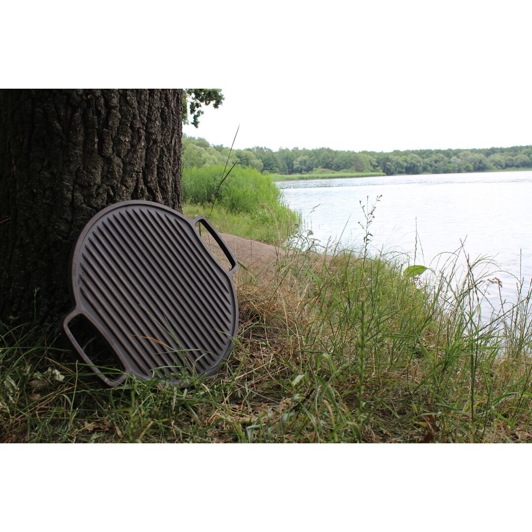 Kahepoolne malmist grill Brizoll 32cm 3 Kahepoolne malmist grill Brizoll 32cm 3