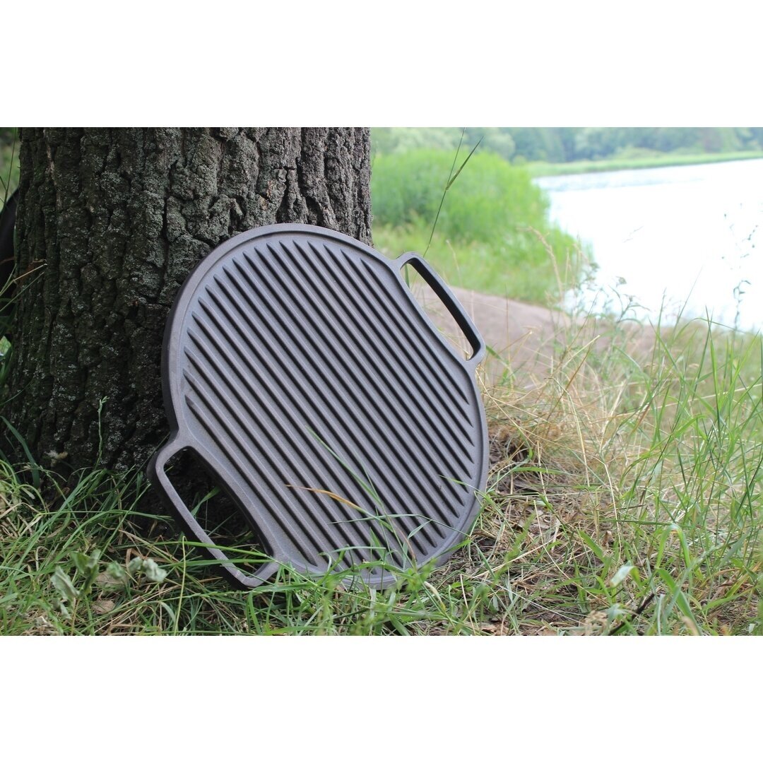Cast-iron round double-sided Griddle Brizoll 36 cm 6 Cast-iron round double-sided Griddle Brizoll 36 cm 6