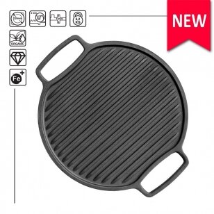Dvipusės ketaus grotelės Brizoll 32cm Dvipusės ketaus grotelės Brizoll 32cm