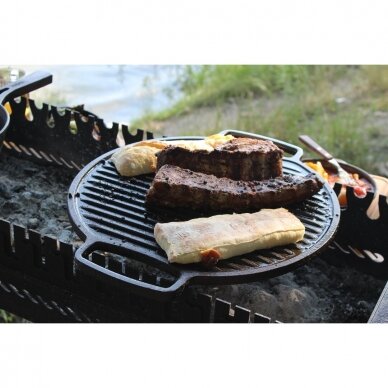 Kahepoolne malmist grill Brizoll 32cm 5 Kahepoolne malmist grill Brizoll 32cm 5