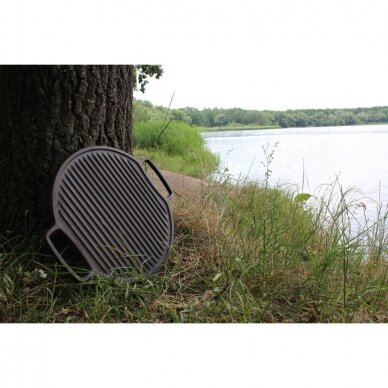 Kahepoolne malmist grill Brizoll 36cm 4 Kahepoolne malmist grill Brizoll 36cm 4