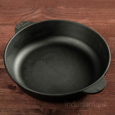 Deep cast-iron frying pan Brizoll "Monolith" 24 cm 5 Deep cast-iron frying pan Brizoll "Monolith" 24 cm 5