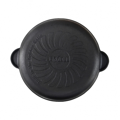 Deep cast-iron frying pan Brizoll "Monolith" 26 cm 2 Deep cast-iron frying pan Brizoll "Monolith" 26 cm 2