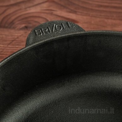 Deep cast-iron frying pan Brizoll "Monolith" 30 cm 5