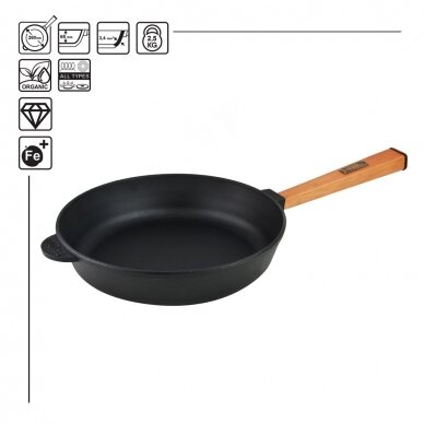 Gili ketaus keptuvė su nuimama rankena Brizoll 26cm