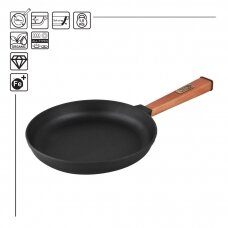 Cast iron frying pan with removable handle Brizoll 22cm