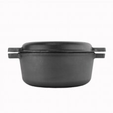 Cast iron pot with lid Brizoll 4l