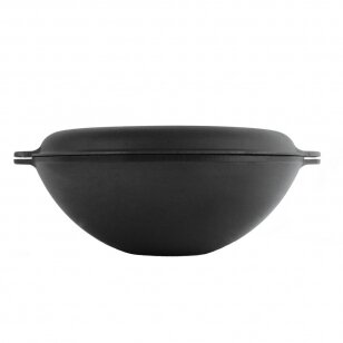 Ketaus kazanas su dangčiu - keptuve Brizoll 8l (plokščias dugnas) Ketaus kazanas su dangčiu - keptuve Brizoll 8l (plokščias dugnas)