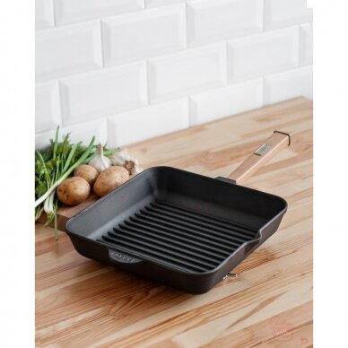 Malmist grillpann eemaldatava käepidemega Brizoll 28 cm 5 Malmist grillpann eemaldatava käepidemega Brizoll 28 cm 5