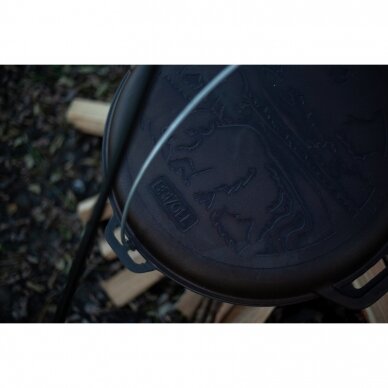 Cast-iron asian cauldron with cast-iron lid-frying pan grill TM "BRIZOLL" 15L "Asia" 5 Cast-iron asian cauldron with cast-iron lid-frying pan grill TM "BRIZOLL" 15L "Asia" 5