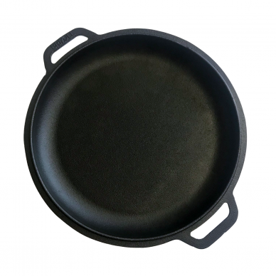 Чугунная сковорода - крышка Brizoll 28cm 1