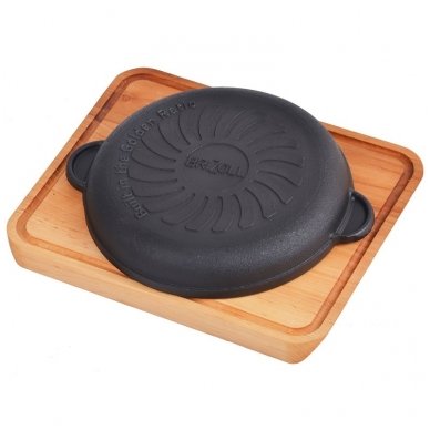 Valurauast praepann koos puidust kandikuga "HoReCa" 16 cm 1 Valurauast praepann koos puidust kandikuga "HoReCa" 16 cm 1
