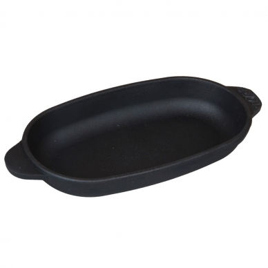 Valurauast praepann koos puidust kandikuga "HoReCa" 18x10 cm 3 Valurauast praepann koos puidust kandikuga "HoReCa" 18x10 cm 3