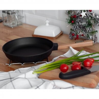 Cast iron frying pan with removable handle Brizoll 24cm 8