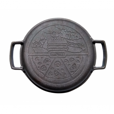 Čuguna katls ar vāku - panna Brizoll 4l 6