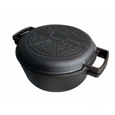 Cast iron pot with lid Brizoll 6l 5