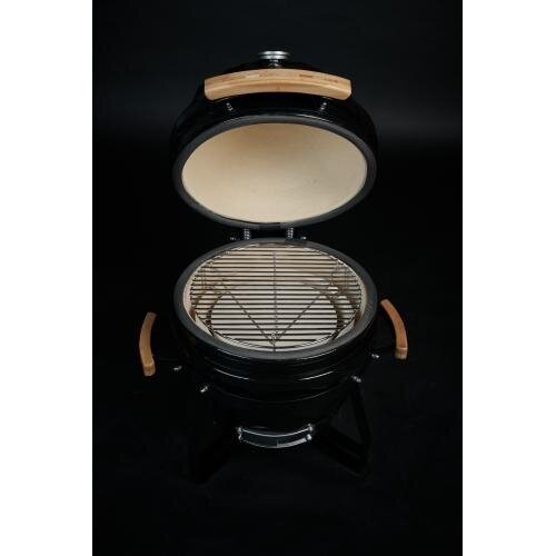 Keraminės kepsninės KAMADO CLUB JUNIOR, JUODA 4