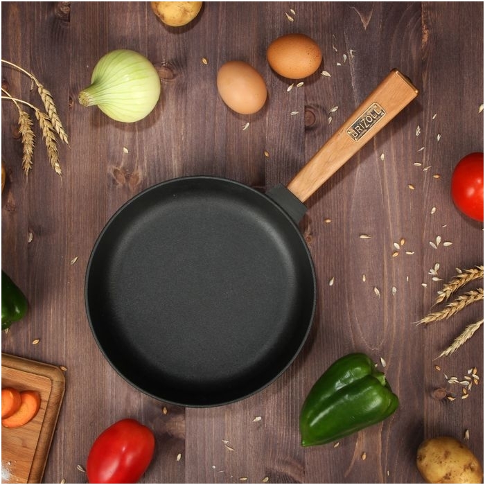 Cast iron frying pan with removable handle Brizoll 22cm 4 Cast iron frying pan with removable handle Brizoll 22cm 4