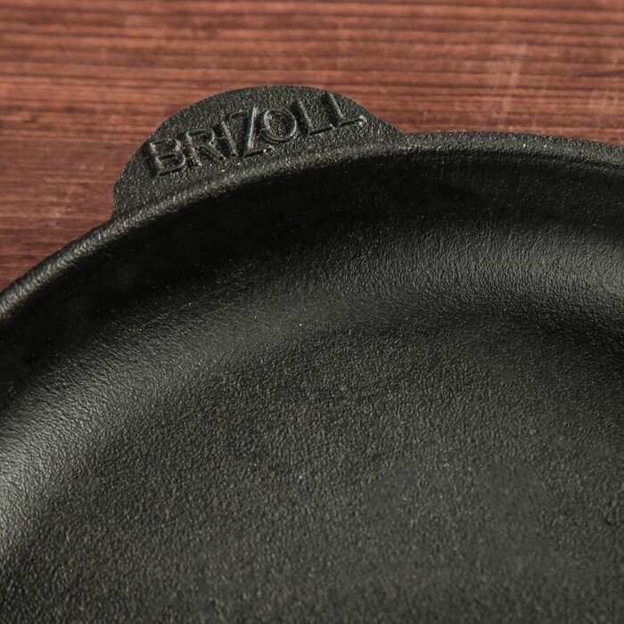 Ketaus keptuvė su mediniu padėklu "HoReCa" 18 cm 3