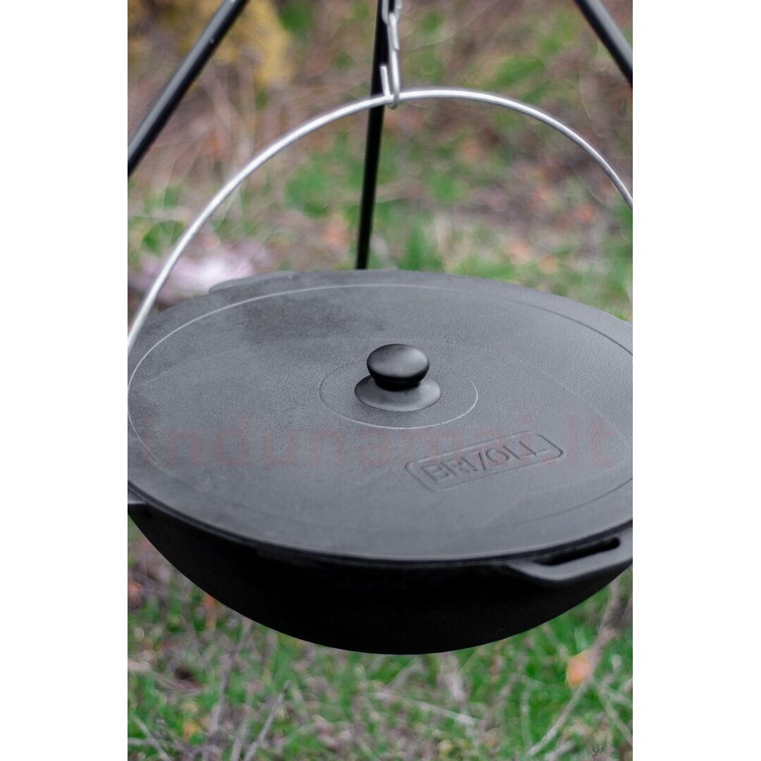 Cast-iron asian cauldron with cast-iron lid ТМ "BRIZOLL" 12L "Asia" 10 Cast-iron asian cauldron with cast-iron lid ТМ "BRIZOLL" 12L "Asia" 10