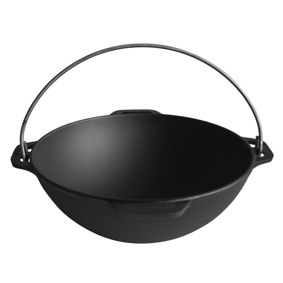 Cast-iron asian cauldron with cast-iron lid ТМ "BRIZOLL" 6L "Asia" 3 Cast-iron asian cauldron with cast-iron lid ТМ "BRIZOLL" 6L "Asia" 3