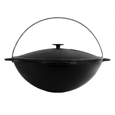 Cast-iron asian cauldron with cast-iron lid ТМ "BRIZOLL" 12L "Asia" 1 Cast-iron asian cauldron with cast-iron lid ТМ "BRIZOLL" 12L "Asia" 1