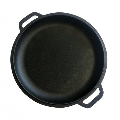 Cast-iron asian cauldron with cast-iron lid-frying pan TM "BRIZOLL" 4L "Asia" 5 Cast-iron asian cauldron with cast-iron lid-frying pan TM "BRIZOLL" 4L "Asia" 5