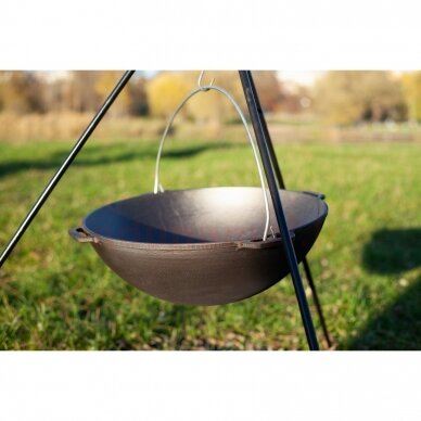 Cast-iron asian cauldron with cast-iron lid-frying pan TM "BRIZOLL" 8L "Asia" 6 Cast-iron asian cauldron with cast-iron lid-frying pan TM "BRIZOLL" 8L "Asia" 6