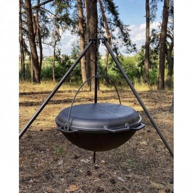 Cast-iron asian cauldron with cast-iron lid-frying pan TM "BRIZOLL" 4L "Asia" 14 Cast-iron asian cauldron with cast-iron lid-frying pan TM "BRIZOLL" 4L "Asia" 14